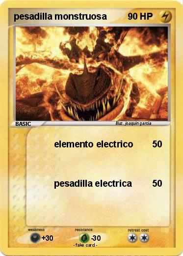 Pokemon pesadilla monstruosa