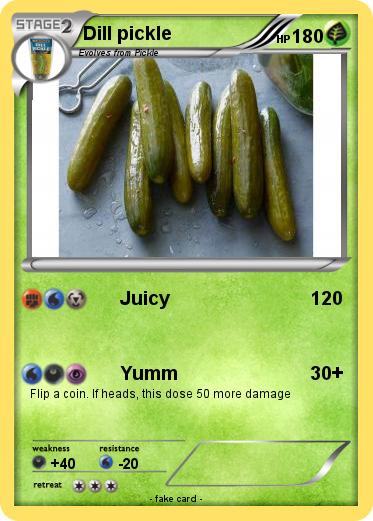 Pokemon Dill pickle