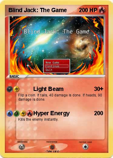 Pokemon Blind Jack: The Game