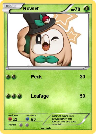 Pokemon Rowlet