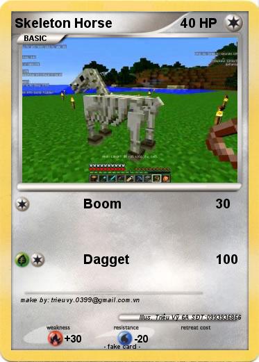 Pokemon Skeleton Horse