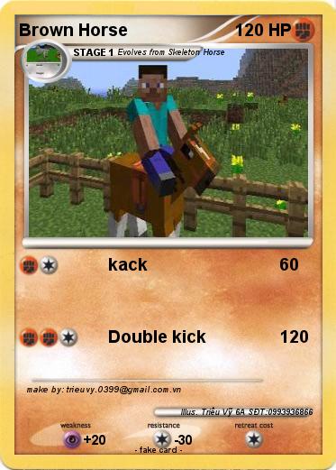 Pokemon Brown Horse