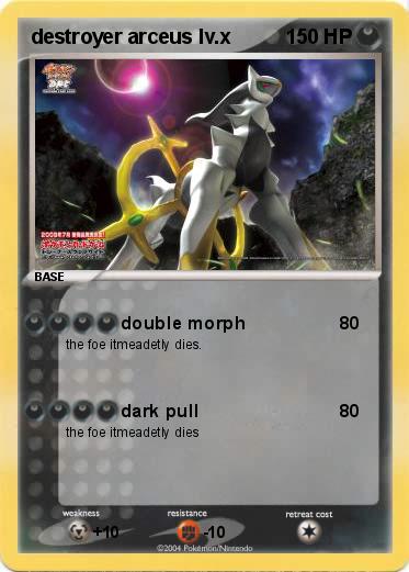 Pokemon destroyer arceus lv.x