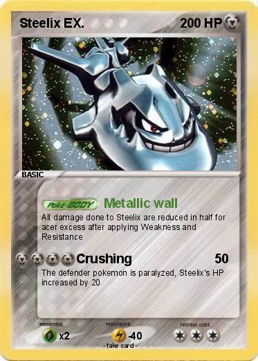 Pokemon Steelix EX.