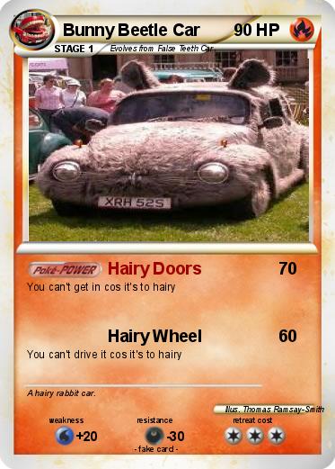 Pokemon Bunny Beetle Car