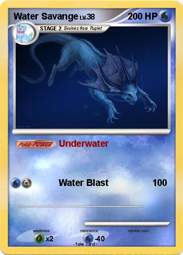Pokemon Water Savange