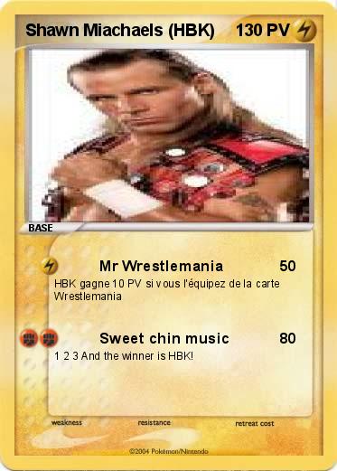 Pokemon Shawn Miachaels (HBK)