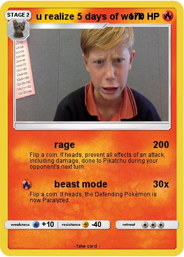 Pokemon u realize 5 days of work