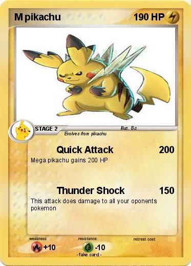 Pokemon M pikachu