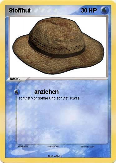Pokemon Stoffhut