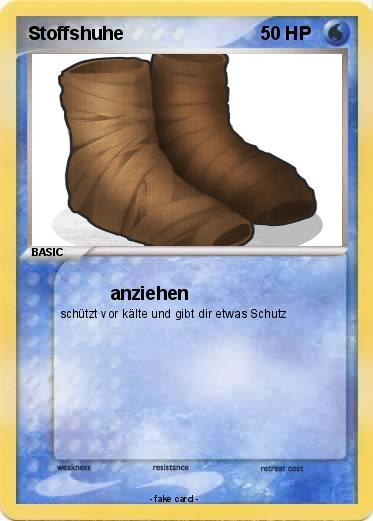Pokemon Stoffshuhe