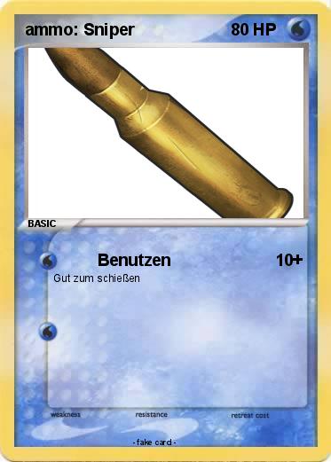 Pokemon ammo: Sniper
