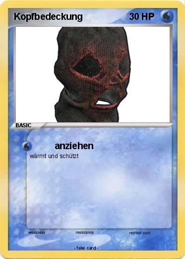 Pokemon Kopfbedeckung
