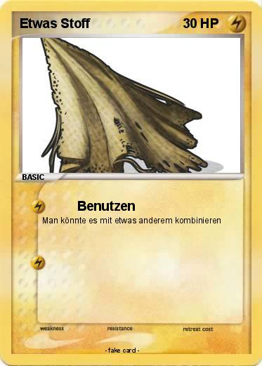Pokemon Etwas Stoff