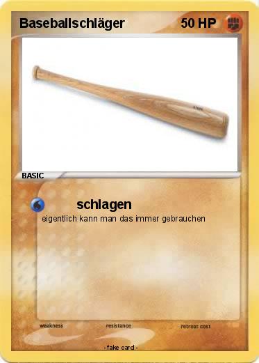Pokemon Baseballschläger