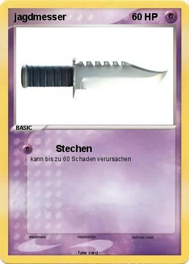 Pokemon jagdmesser