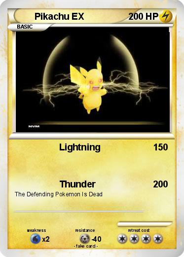 Pokemon Pikachu EX