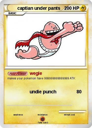 Pokemon captian under pants