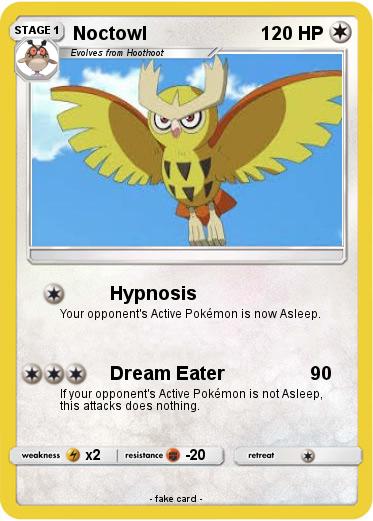 Pokémon Noctowl 48 48 - Hypnosis - My Pokemon Card