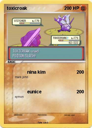 Pokemon toxicroak