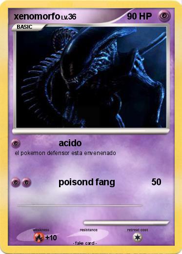 Pokemon xenomorfo