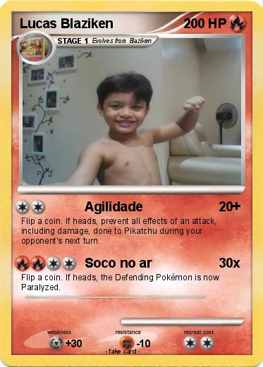 Pokemon Lucas Blaziken