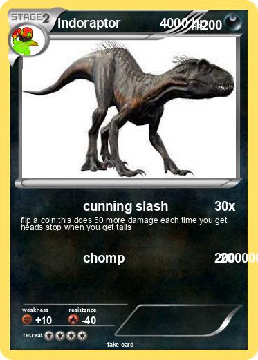 Pokemon Indoraptor           4000 hp
