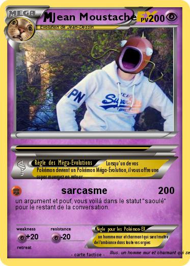 Pokemon Jean Moustache
