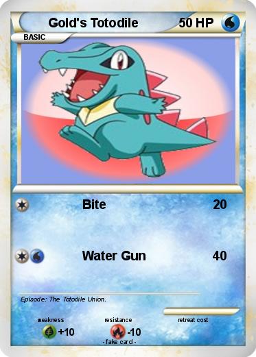 Pokemon Gold's Totodile
