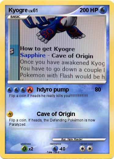Pokemon Kyogre