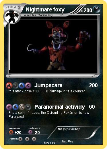 Pokemon Nightmare foxy