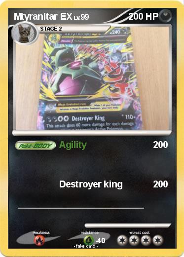 Pokemon Mtyranitar EX