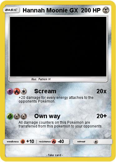 Pokemon Hannah Moonie GX