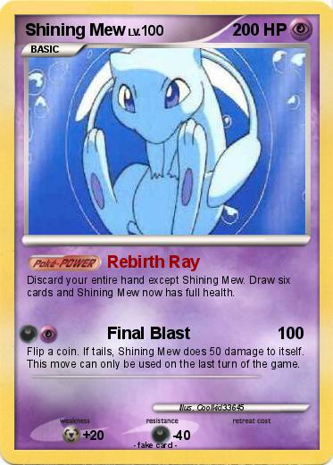 Pokemon Shining Mew