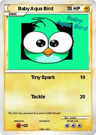 Pokemon Baby Aqua Bird