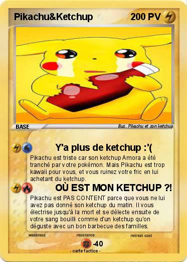 Pokemon Pikachu&Ketchup