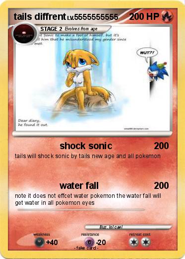 Pokemon tails diffrent