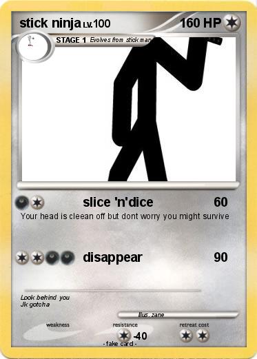 Pokemon stick ninja