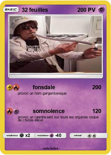 Pokemon 32 feuilles