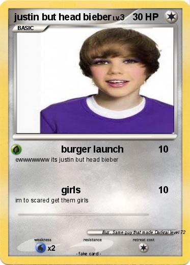 Pokemon justin but head bieber