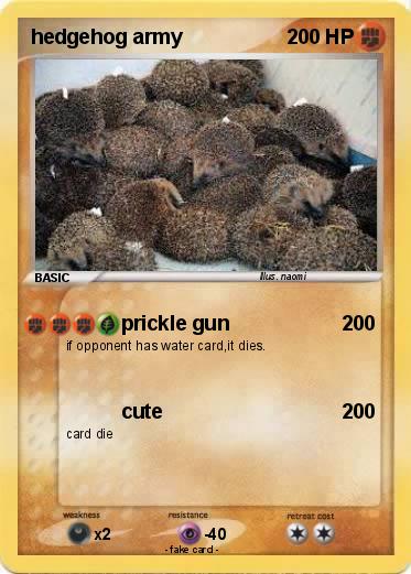 Pokemon hedgehog army