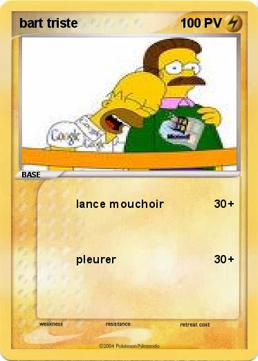 Pokemon bart triste