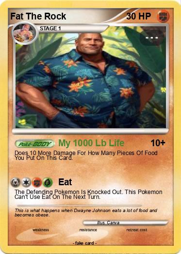Pokemon Fat The Rock