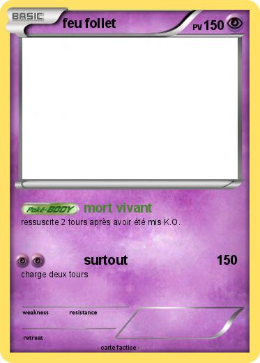Pokemon feu follet