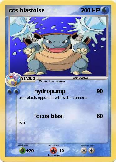 Pokemon ccs blastoise