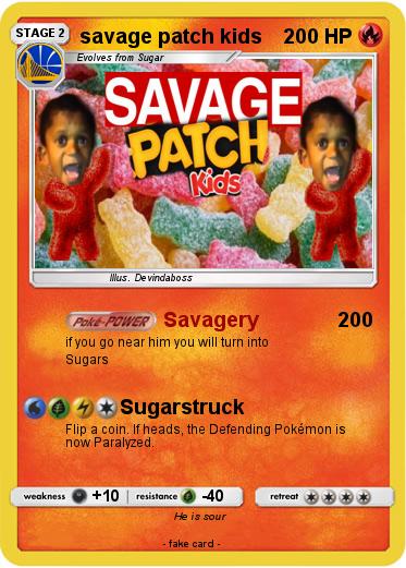Pokemon savage patch kids
