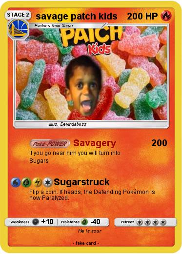 Pokemon savage patch kids