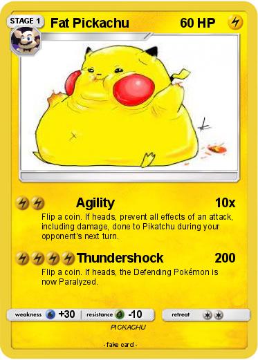 Pokemon Fat Pickachu