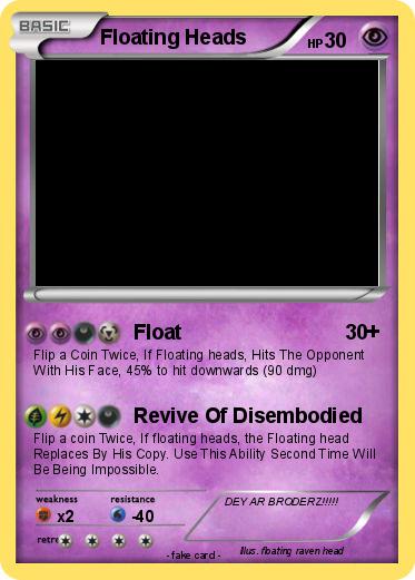Pokemon Floating Heads