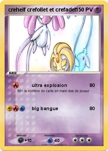 Pokemon crehelf crefollet et crefadet
